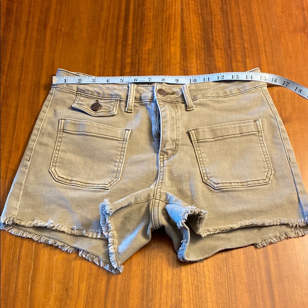 Judy Blue Faded Green Jean Shorts